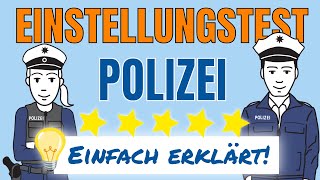 Einstellungstest Polizei Einfach erklärt einstellungstest polizei [upl. by Berton386]