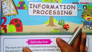 5th std maths  Term 1  Unit 6  Information Processing [upl. by Leacim11]