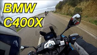 BMW C400X Test ride [upl. by Hayman964]