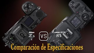 Nikon Z6 II vs Canon EOS R5 Una Comparación de Especificaciones [upl. by Anatnas908]