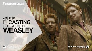 ¿Cómo consiguieron los gemelos Weasley su papel en Harry Potter  Fotogramas [upl. by Esital865]