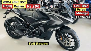 2024🔥Bajaj Pulsar RS 200 E20 BS7 Details Review  PriceMileage Features   Rs 200 [upl. by Coridon243]