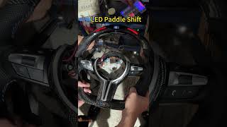 LED Paddle Shift😍 automobile car bmw caraccessory [upl. by Atirahs]