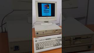 ✅Retro PC loading Windows 311 Intel 386SX computer✅vintagecomputer retrogaming retro retropc [upl. by Gio]