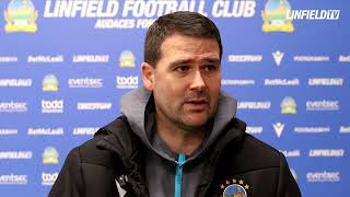 INTERVIEW  David Healy Postmatch vs Warrenpoint Town  06012024 [upl. by Hasty662]