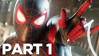 SPIDERMAN MILES MORALES PS5 Walkthrough Gameplay Part 1  INTRO Playstation 5 [upl. by Anitac]