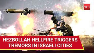 Hezbollahs Hellish Bombardment Quakes North Israel Series Of IDF Facilities Hit [upl. by Breanne]