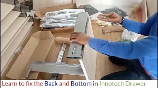 Hettich Innotech Back amp Bottom Installation [upl. by Lanod]