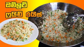 කන්නම ඕන සුපිරි රයිස් එක  Omelette Fried Rice  Street Food Fried Rice [upl. by Alleyne]