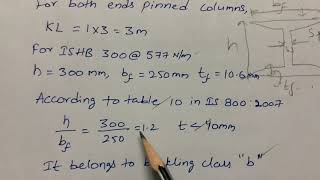 Design of compression member problem in Design of steel structures [upl. by Enitsenre360]