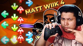 I DESTROYED MATT WIIK 4 WITH AN XBOX CONTROLLER  Friday Night Funkin vs Matt 4 [upl. by Yznel368]