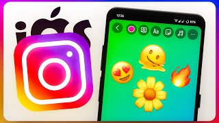 How to use iOS Emoji in Instagram Story [upl. by Saffren]