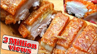 LECHON KAWALI  THE SECRET OF COOKING SUPER CRISPY amp JUICY LECHON KAWALI  超サクサク  LITSON KAWALI [upl. by Scheck]