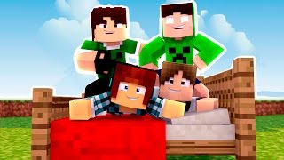 Minecraft ESPECIAL FAMILIACRAFT  Bed Wars [upl. by Lemkul]