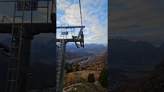 Languard chairlift Pontresina St Moritz Switzerland [upl. by Tabitha]