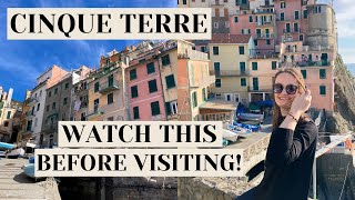 WATCH THIS BEFORE VISITING CINQUE TERRE ITALY 🇮🇹  my top tips 🤫 [upl. by Dalli]