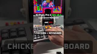 AirPods Pro 2 iOS 181 Loud Sound Reduction Test 🐓 Active Noise Canceling [upl. by Francisco535]