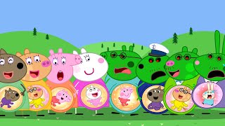 Peppa Pig’s Family Turns Into Zombies What Will Happen 🧟  Peppa Pig Funny Animation [upl. by Ajnin]