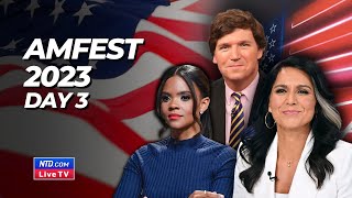 LIVE AmericaFest 2023–Day 3 With Tucker Carlson Candace Owens Tulsi Gabbard and More [upl. by Gregrory]