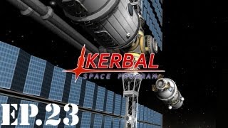 Kerbal Space Program Let’s Play Part 23  Resupply and Crew Transfer [upl. by Boles478]