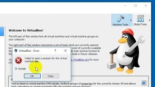 How to fix VirtualBox quotFailed to open a session for the virtual machinequot error IMAGEREADONLY [upl. by Nereen]