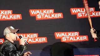 Walker Stalker NJ MERLEMichael Rooker beats up interviewer [upl. by Ammadis]