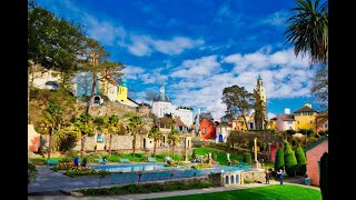 Portmeirion the strongest and loveliest Village in the world UK WALES TOUR VLOG in 4K [upl. by Jessen]