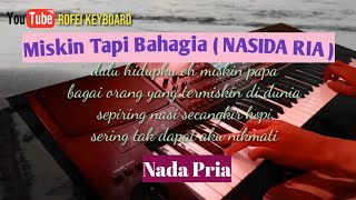 MISKIN TAPI BAHAGIA Musik lama  Kosidah karaoke nada cowok  NASIDA RIA [upl. by Aicitan]