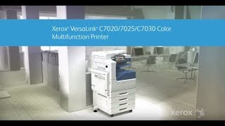 Xerox® VersaLink C7000 Series Color Multifunction Printer [upl. by Layton]