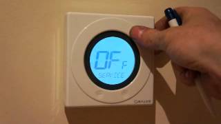 How to use the Salus  Sseries ST620RF Wireless thermostat [upl. by Quincey]