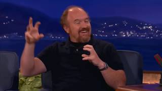 Louis CK  Best Moments In Conan [upl. by Ecirtnas852]