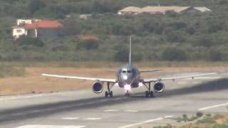 FlyNiki  Takeoff Samos Airport [upl. by Roselin626]