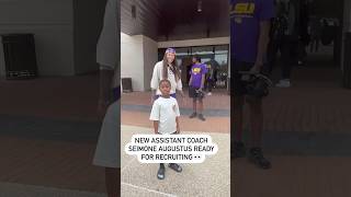 LSU LEGEND Seimone Augustus on the recruiting trail 👀 [upl. by Kahl123]