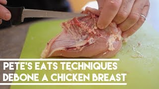 How to Debone a Chicken Breast [upl. by Nnylahs]