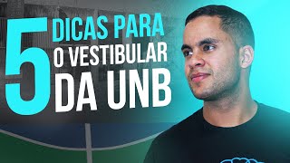 5 DICAS para o VESTIBULAR da UnB [upl. by Ayo]