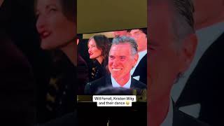 Will Ferrell and Kristin Wiig DANCE at the Golden Globes shorts goldenglobes [upl. by Arikehs]