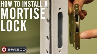 How to install the 82218 Mortise Lock [upl. by Nellda]