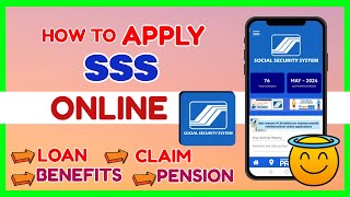 How to Apply SSS Online for Beginners  Paano Gumawa ng SSS Online Account [upl. by Klenk]