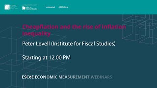 Peter Levell ESCoE Economic Measurement Webinar 31 October 2024 [upl. by Anelle]