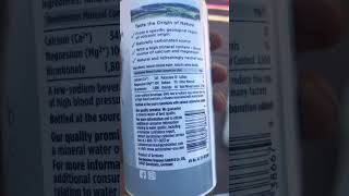 Gerolsteiner Natural Mineral Water at Trader Joe’s for 229 per 750 ml 345mg calcium per liter [upl. by Eissahc]