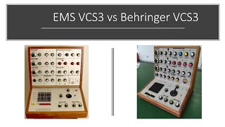 Behringer VCS3 vs EMS VCS3  Exploring the Amazing World of the Synthi AKS [upl. by Barnett]