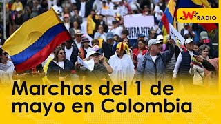 En vivo marchas del 1 de mayo en Colombia [upl. by Anilemrac499]