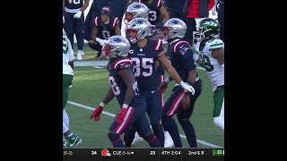 Kayshon Boutte with a spectacular catch for a 34yard Gain vs New York Jets [upl. by Greenman]