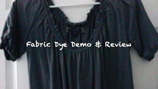 Tulip Fabric Dye  Demo amp Review  How to Dye Fabric [upl. by Greenberg679]