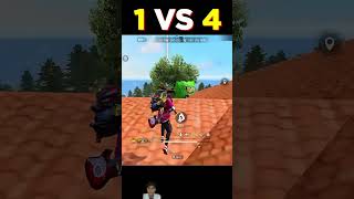 1 VS 4 MOMENT WITH LAUNCHPAD  GARENA FREE FIRE shorts youtubeshorts [upl. by Aneelehs]