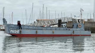 Noirmoutier  Une association sauvegarde une barge semblable à celles du débarquement [upl. by Narot]