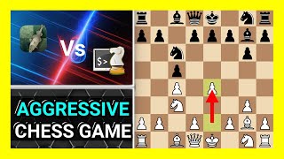 Aggressive Chess Engine Game Stockfish 17 vs Chesscpp 40 Watch and Learn Chess [upl. by Muhcon]