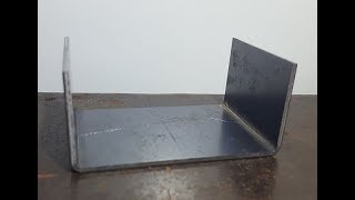 Steel Plate Square Bend Calcs 2  Midland Fabrication [upl. by Davie]