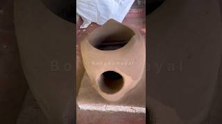 Process Of Making Mud Stove  Mitti ka Chulha Kaise Banaen  shorts [upl. by Rehpetsirhc693]