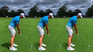 VIKTOR HOVLAND GOLF SWING  SLOW MOTION [upl. by Acissj]